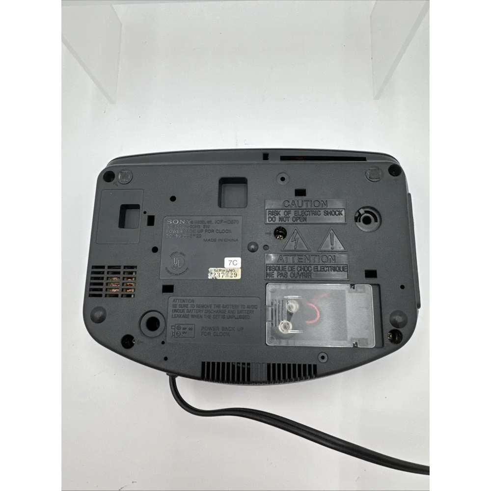 Sony Dream Machine ICF-C370 Alarm Clock-AM/FM‎ Tested Working